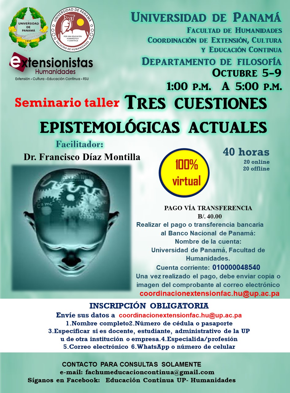 Seminario taller tres cuestiones epistemológicas