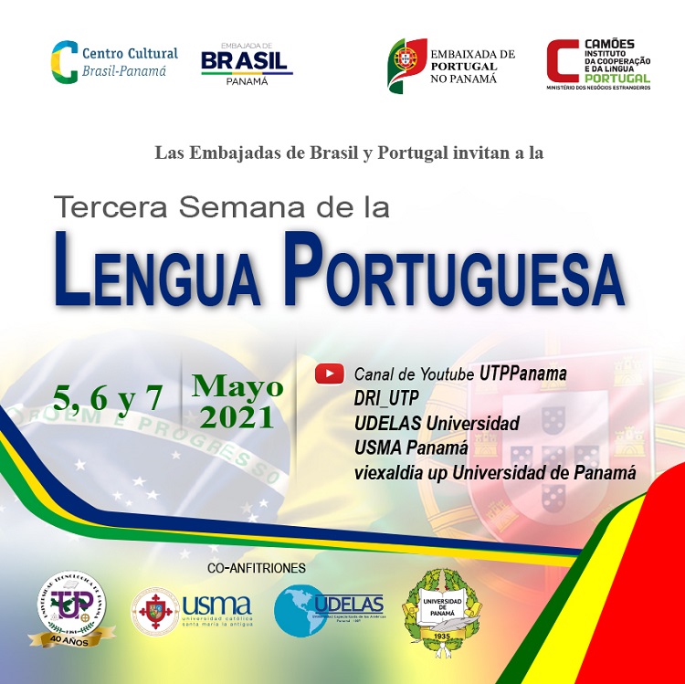Afiche de la Semana de la Lengua Portuguesa