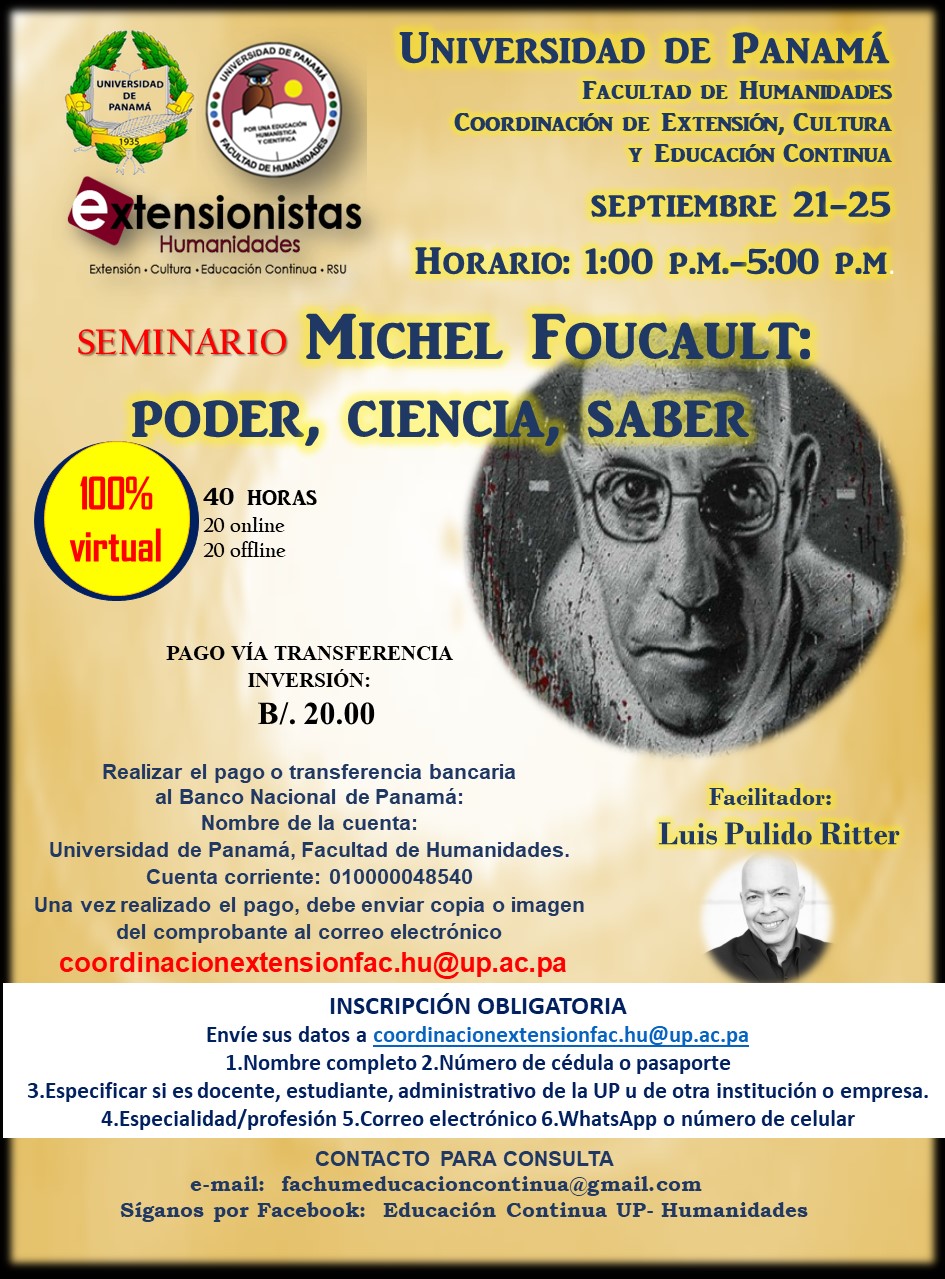 Seminario Taller Michel Foucault