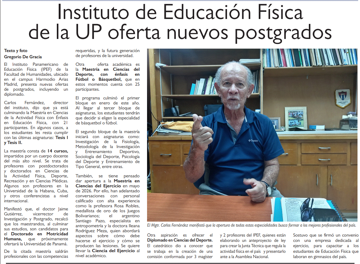 Postgrado de Educ. Física