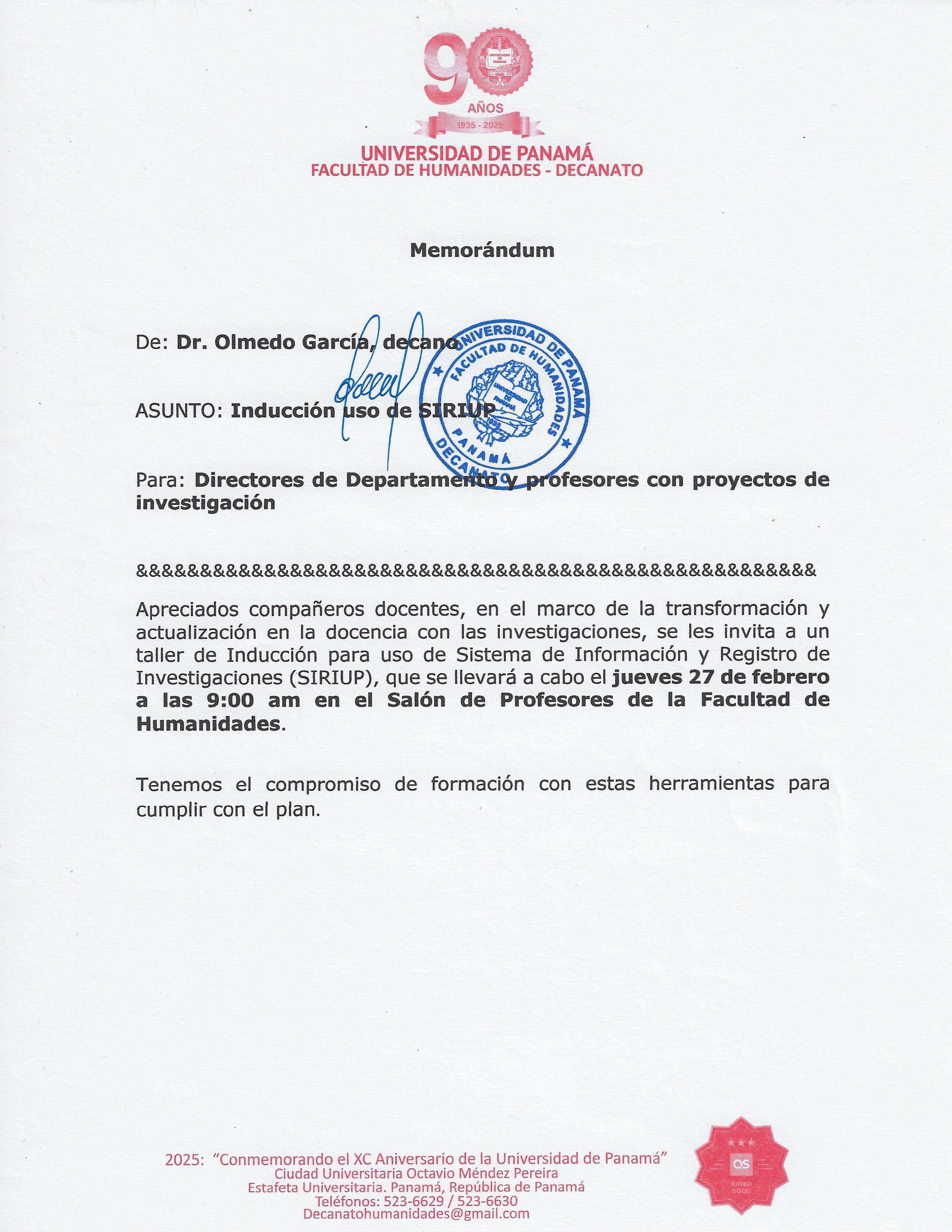 INDUCCIÓN USO DE SIRIUP