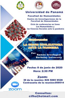 Conferencia la crisis civilizatoria ante la pandemia