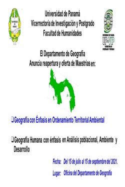 Reapertura y ofertas de Maestrías