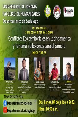 Simposio Internacional Conflictos Eco Territoriales en Latinoamérica