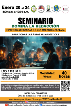 Seminario Domina la redacción...