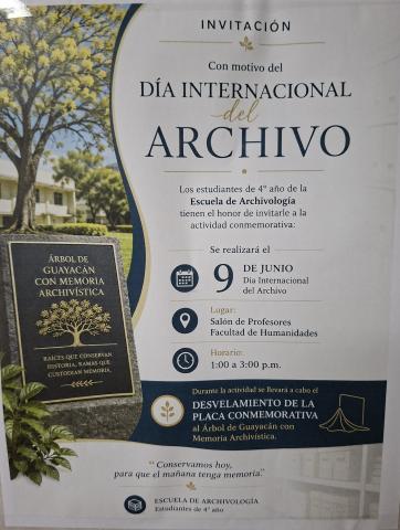 Invitación al "Día internacional del Archivo"